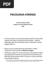 Psicologia Forense e Perfil Criminal