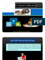 1Z0-100 - Oracle Certification Exam