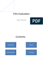 Film Evaluation: Alex Thorne