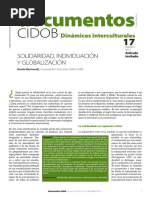 MARTUCCELLI - Solidaridad, Individuación y Globalización