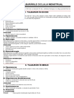 Curs 5 - Ciclul Menstrual.tulburarile Ciclului Menstrual. Fibromul Uterin