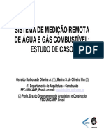 Sistema de medição remota de água e gás combustível - Estudo de caso