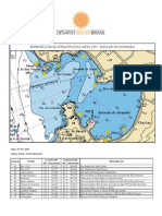 Carta e Waypoints - Desafio Solar Brasil 2010