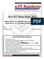 Talent Hunt - Test Paper - STD Tenth-Pcmth - SET-A and B 22-11-2014 PDF