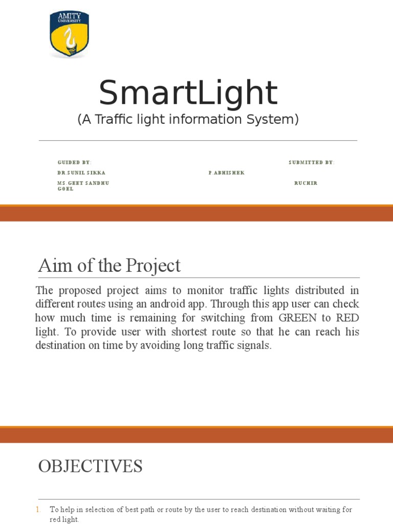 Smart Traffic Light Monitoring System | PDF | Traffic Light | Router ...