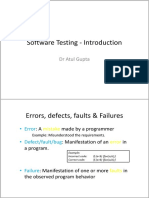 Software Testing Introduction