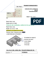 Calculo Transformador Tap-cen