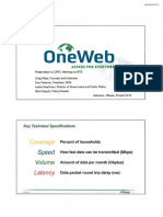 OneWeb Slides For Introductory Remarks by OneWeb Founder and Chairman Greg Wyler To The CRTC