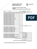 University of Toronto Press Order Form For Common Core Edition Resources