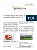 A Review Paper On Goal Line Technology