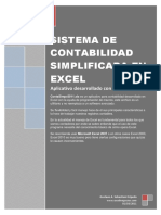 Manual Sistema de Contabilidad Simplificada en Excel