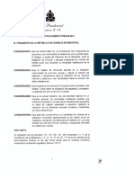Decreto Ejecutivo PCM 24 2014