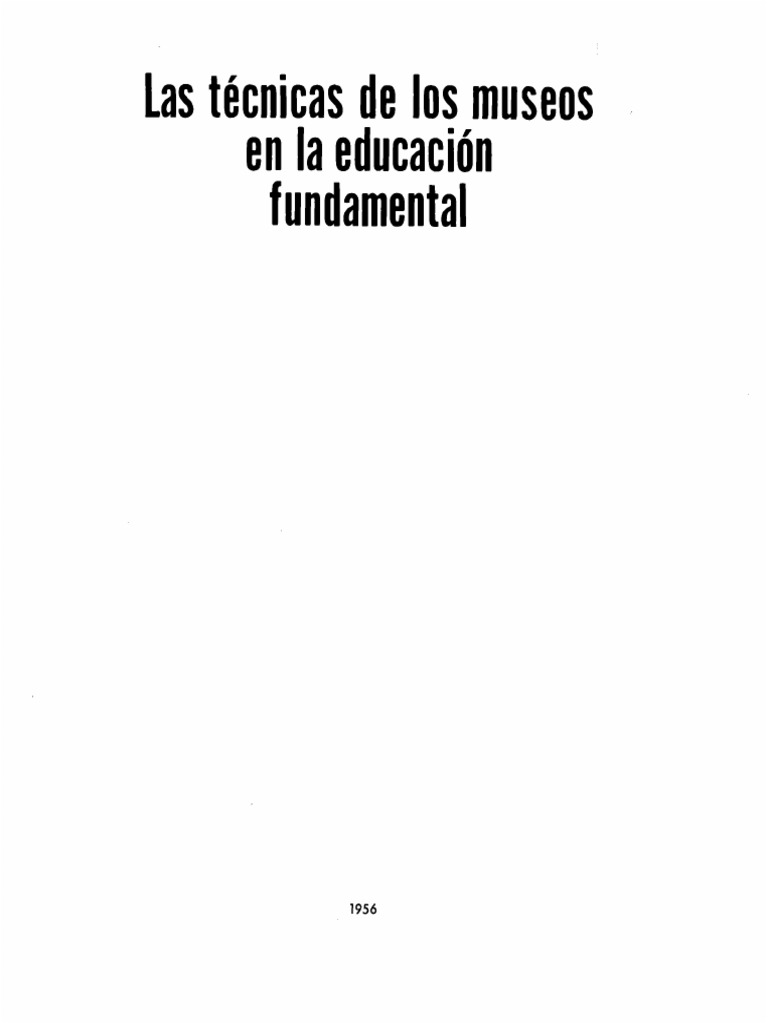 Tecnica Del Museo | PDF | Museo | Agricultura