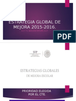 Estrategia Global de Mejora 2015-2016