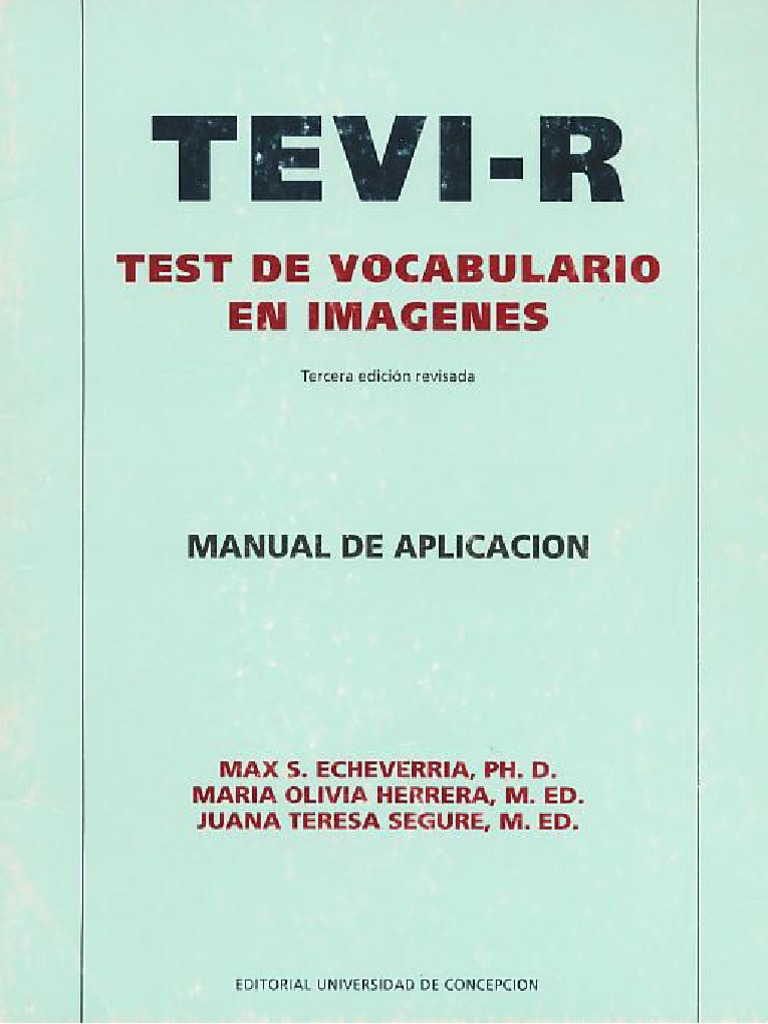 Manual Tevi R Bueno PDF | PDF
