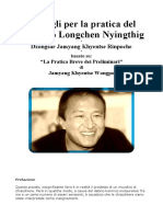 Dzongsar Jamyang Khyentse Rinpoche - Ngondro 1° Parte