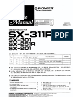 Pioneer sx-201 251r 301 311r PDF