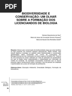 Biodiversidade e conservação