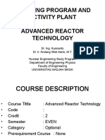 Advanced Nuclear Reactor Technology Course