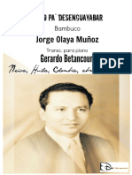 COMO PA' DESENGUAYABAR. Bambuco. Jorge Olaya M. Transc. Piano Gerardo Betancourt.