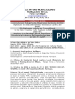 Trabajador social con experiencia en derechos de la infancia