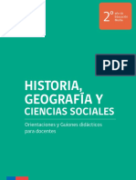 Historia, Geografía y Ciencias Sociales-Orientaciones y Guiones Didácticos 2° Medio