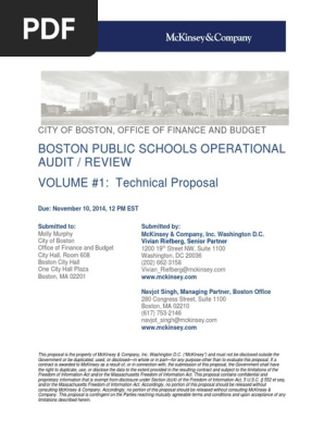 McKinsey Response to RFP
