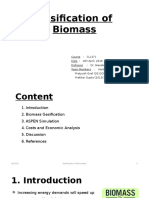 Gasification of Biomass