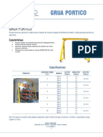 Brochure Gruas Portico Isem Ltda