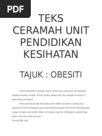 Download teks ceramah obesiti by Anonymous JBoTr5EKGE SN310579031 doc pdf