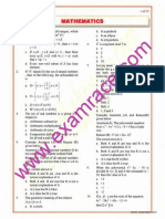 Mathematics Objective Questions Part 1