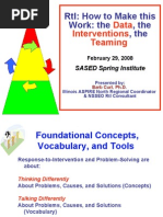 Rti: How To Make This Work: The, The, The: Data Interventions Teaming