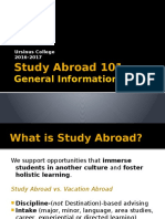 Study Abroad 101: General Information