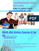 BSHS 452 EDU Professional Tutor