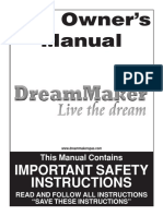 Dreammaker Spas Technical Manual