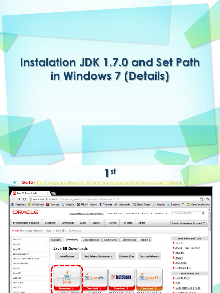 1-Instalation JDK 1.7.0 | PDF | Technology & Engineering