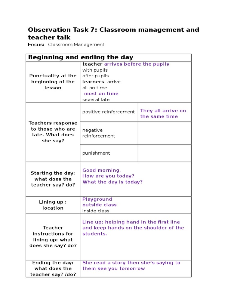 Observation Task 7 | PDF