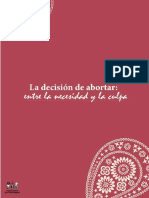 La Decisión de Abortar: Entre La Necesidad y La Culpa