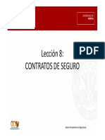 Leccion 8. Contratos de Seguro