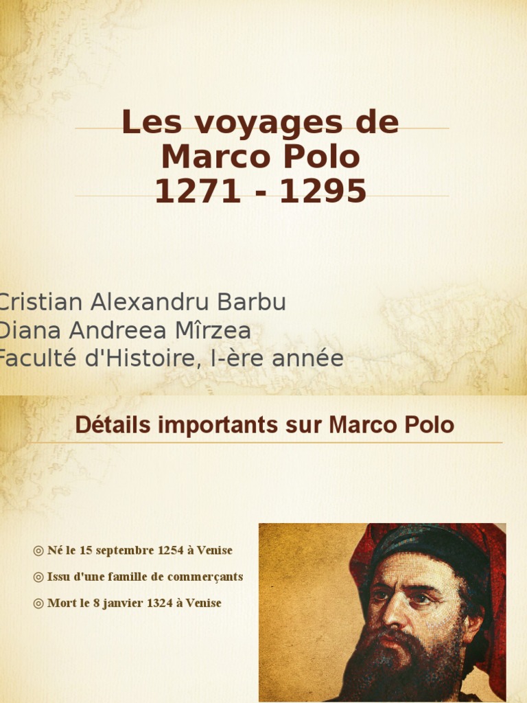 Marco polo ppt sale
