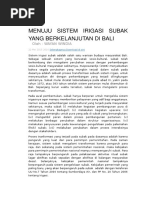 Download Menuju Sistem Irigasi Subak Yang Berkelanjutan Di Bali by MarineMarzaZafiraParadise SN310618706 doc pdf