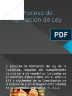 Proceso de Formación de Ley El Salvador