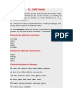 El Diptongo y El Hiato PDF