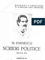 Eminescu Scrieri Politice Editia IV 2