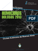 Informe Homicidios CABA de la CSJN Argentina