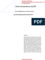 Detecting Oceanic Wind Parameers by Using GPS by a Haider