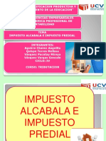 Impuesto Alcabala e Impuesto Predial