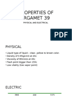 Properties of Irgamet 39 Liquid: Physical & Electrical Characteristics