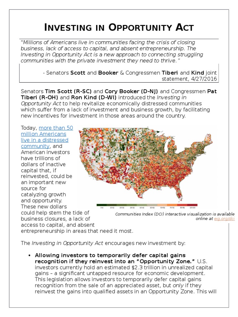investing in opportunity act text