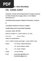 Download Professor Dr Rama Kant biodata curriculum vitae by bobbyramakant SN31064612 doc pdf
